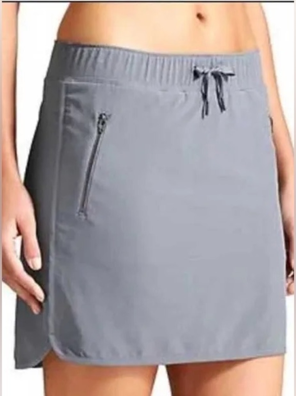 NWOT Athleta Stretch-In Medium GREY Performance Skort - XL
